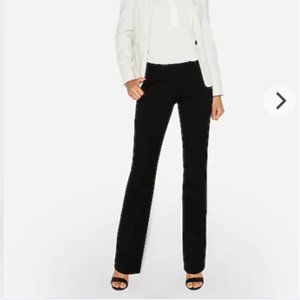 Express Mid Rise Editor Trouser Pant in Black